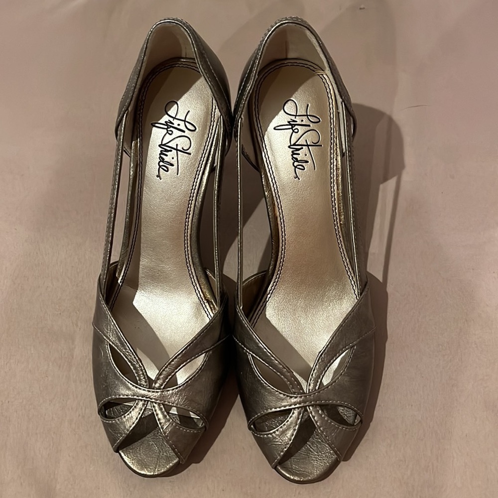 Antique Gold 3” Heels